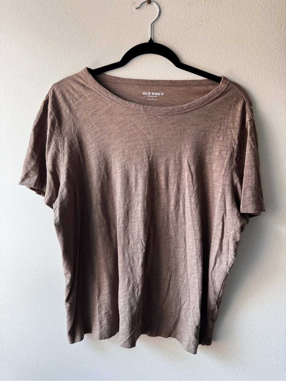 Old Navy Light Brown T-Shirt